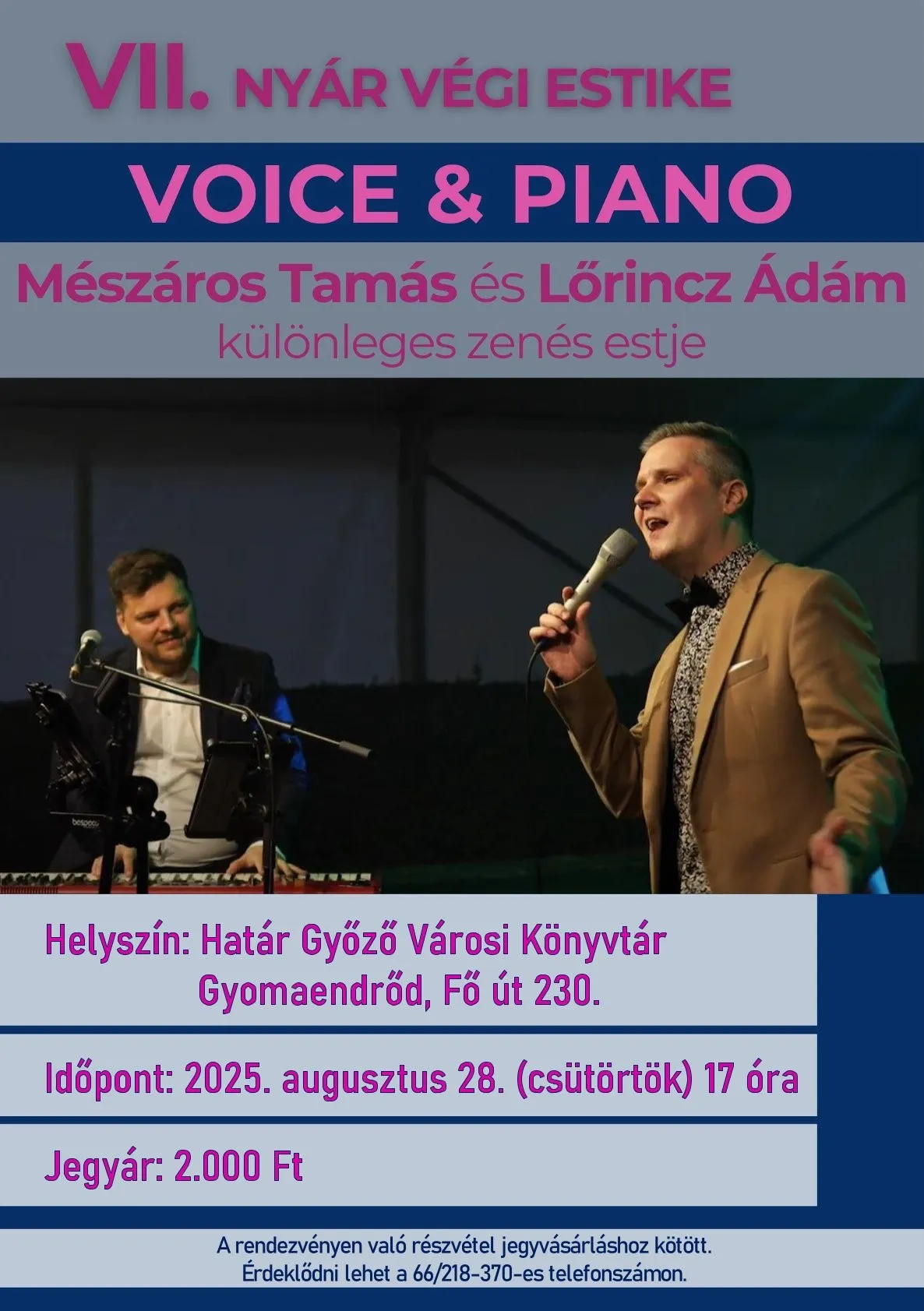 VII. Nyár végi estike
