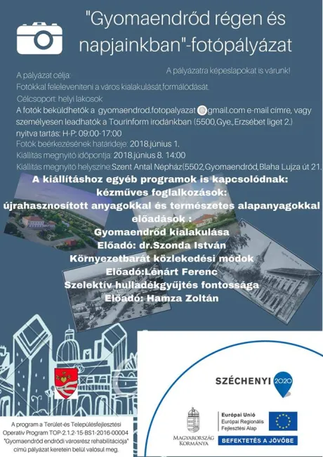 „Gyomaendrőd régen és napjainkban”- fotópályázat
