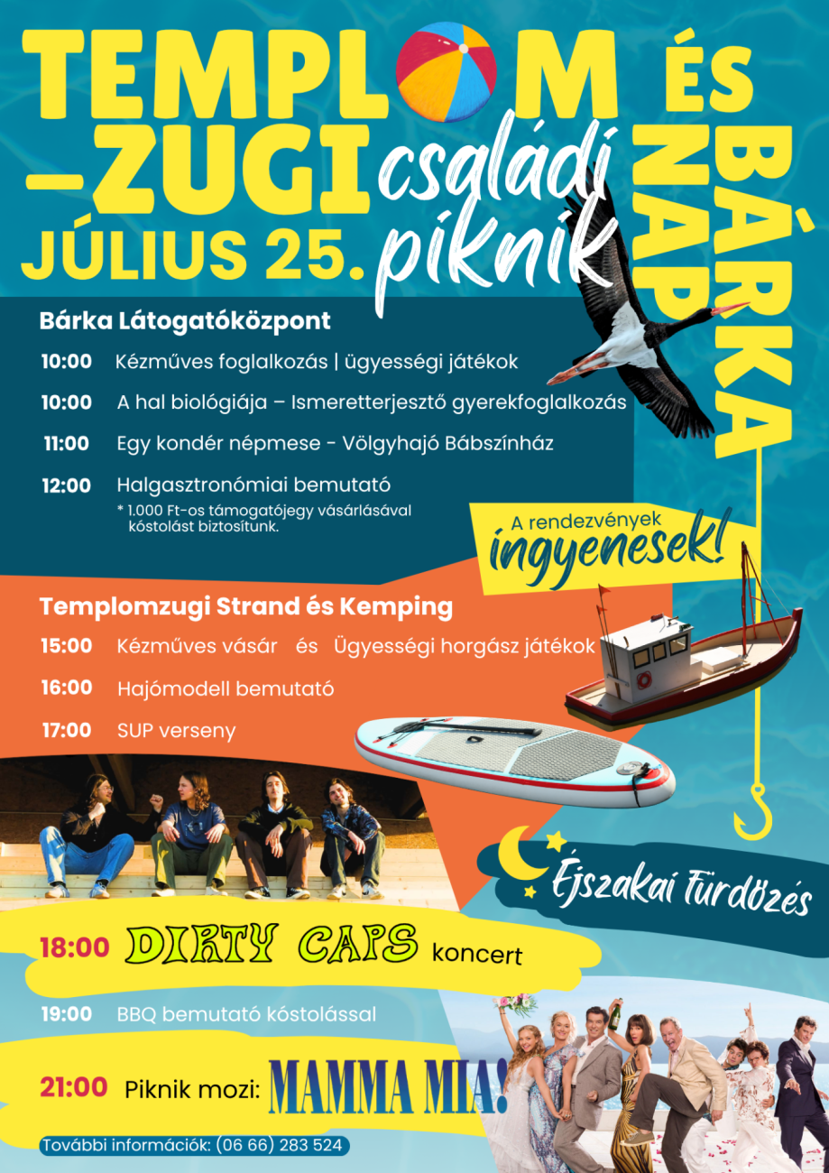 Templom-zugi Családi Piknik és Bárka Nap