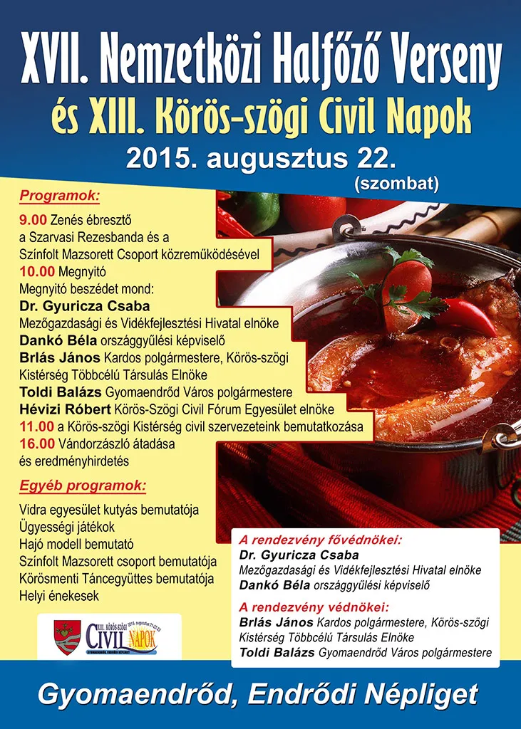 XVII. Nemzetközi Halfőző Verseny