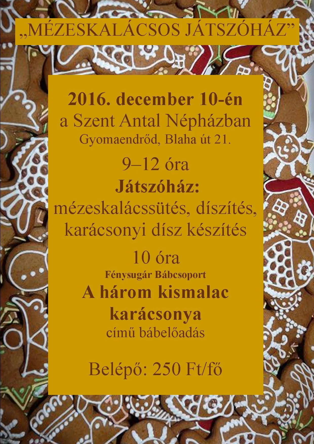 Mézeskalácsos Játszóház