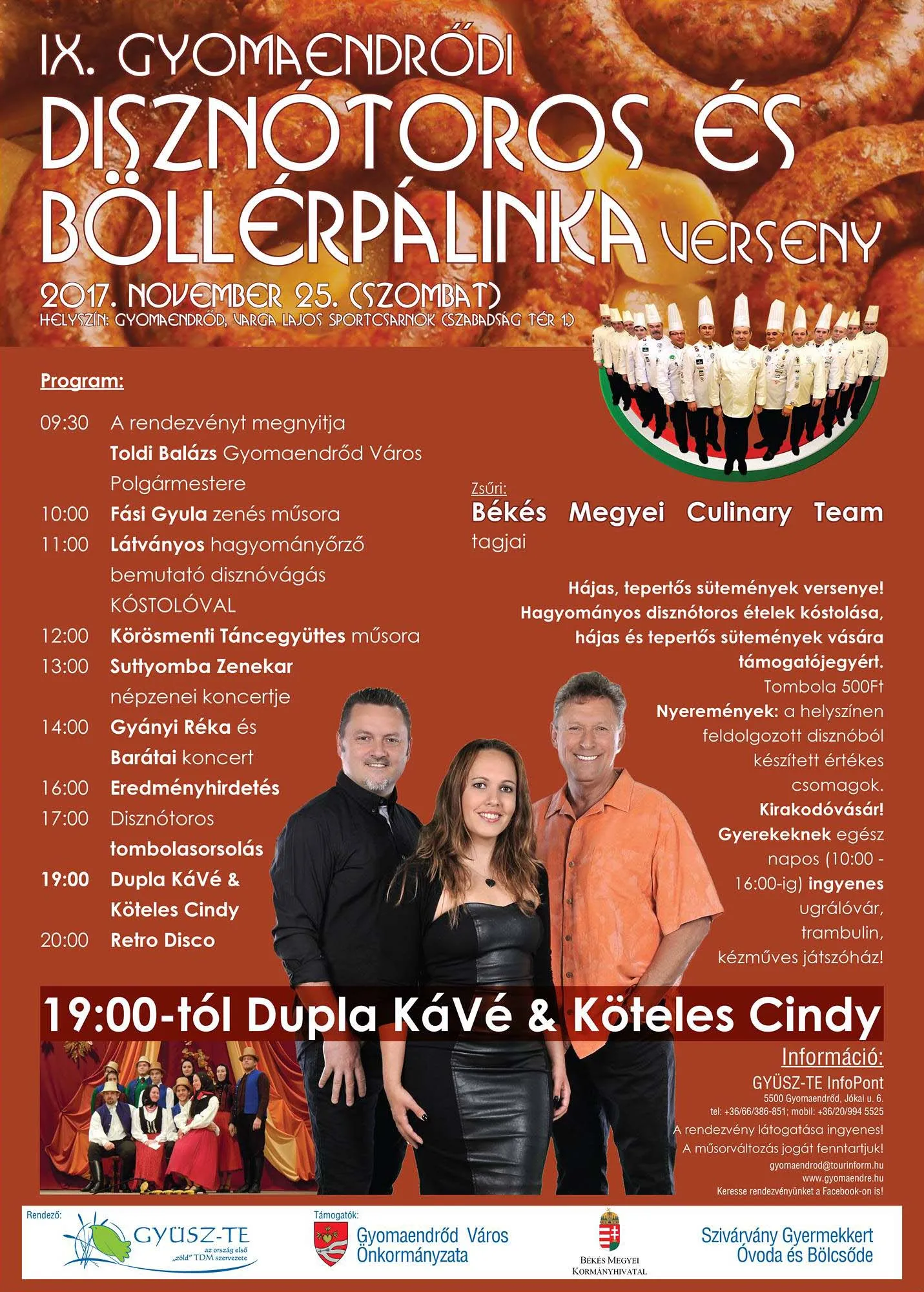 IX. Gyomaendrődi Disznótoros és Böllérpálinka Verseny