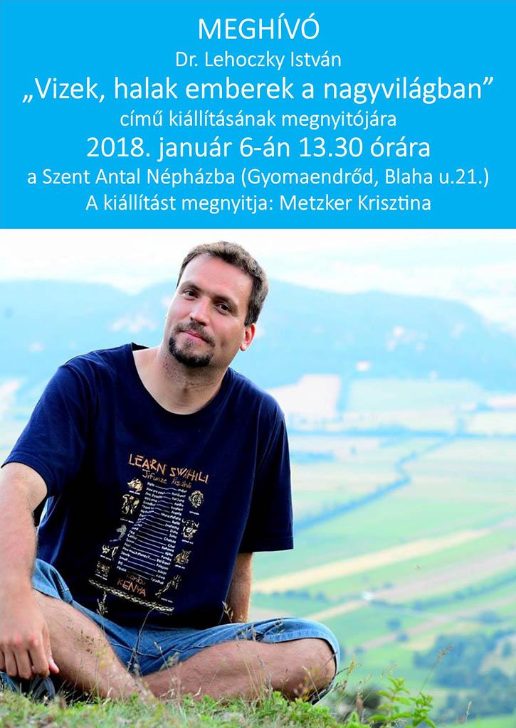 „Vizek, halak emberek a nagyvilágban" című kiállítás