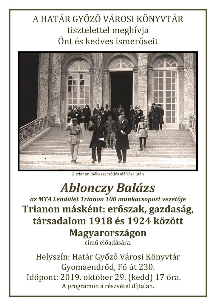 Trianon másként