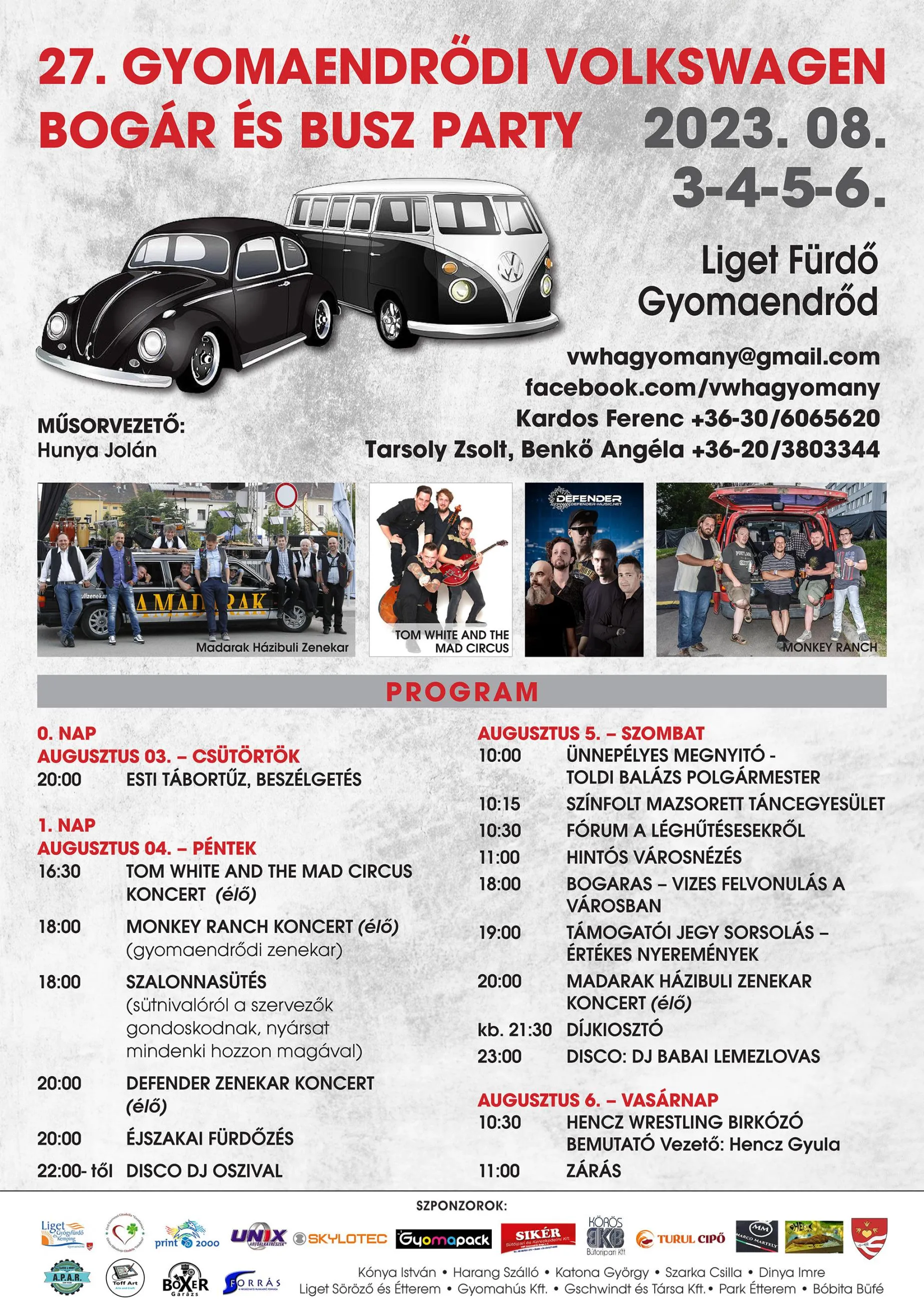 XXVII. Gyomaendrődi Volkswagen Bogár és Busz Party