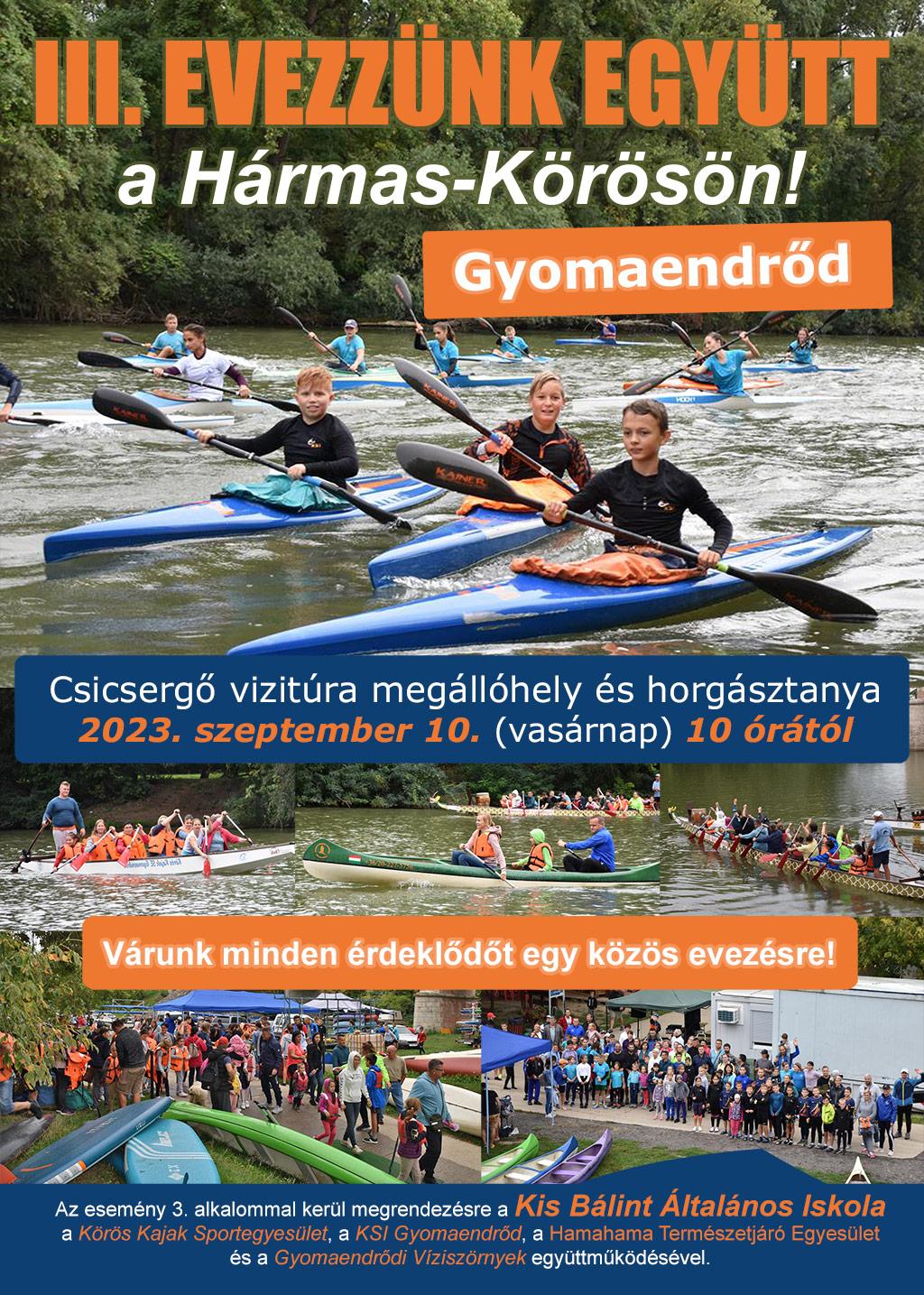 III. Evezzünk együtt a Hármas-Körösön!