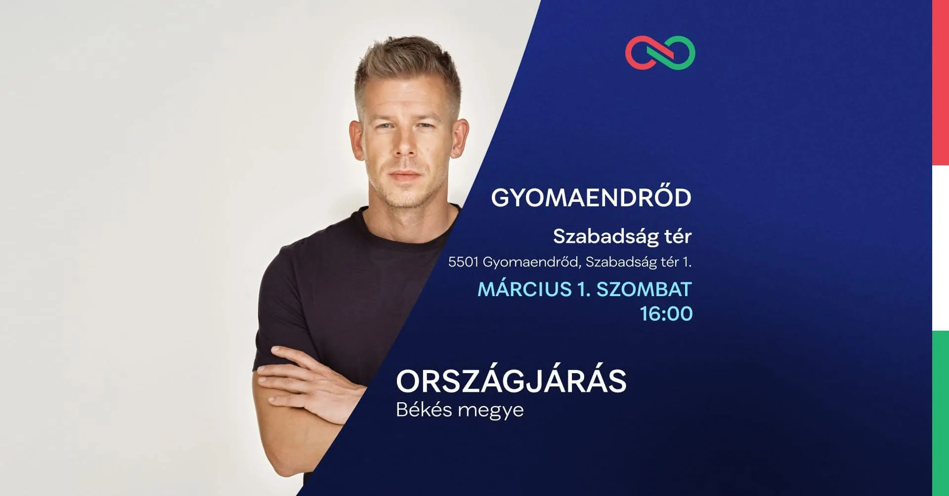 2025 - TISZA Párt Országjáró körút, Gyomaendrőd - Magyar Péter