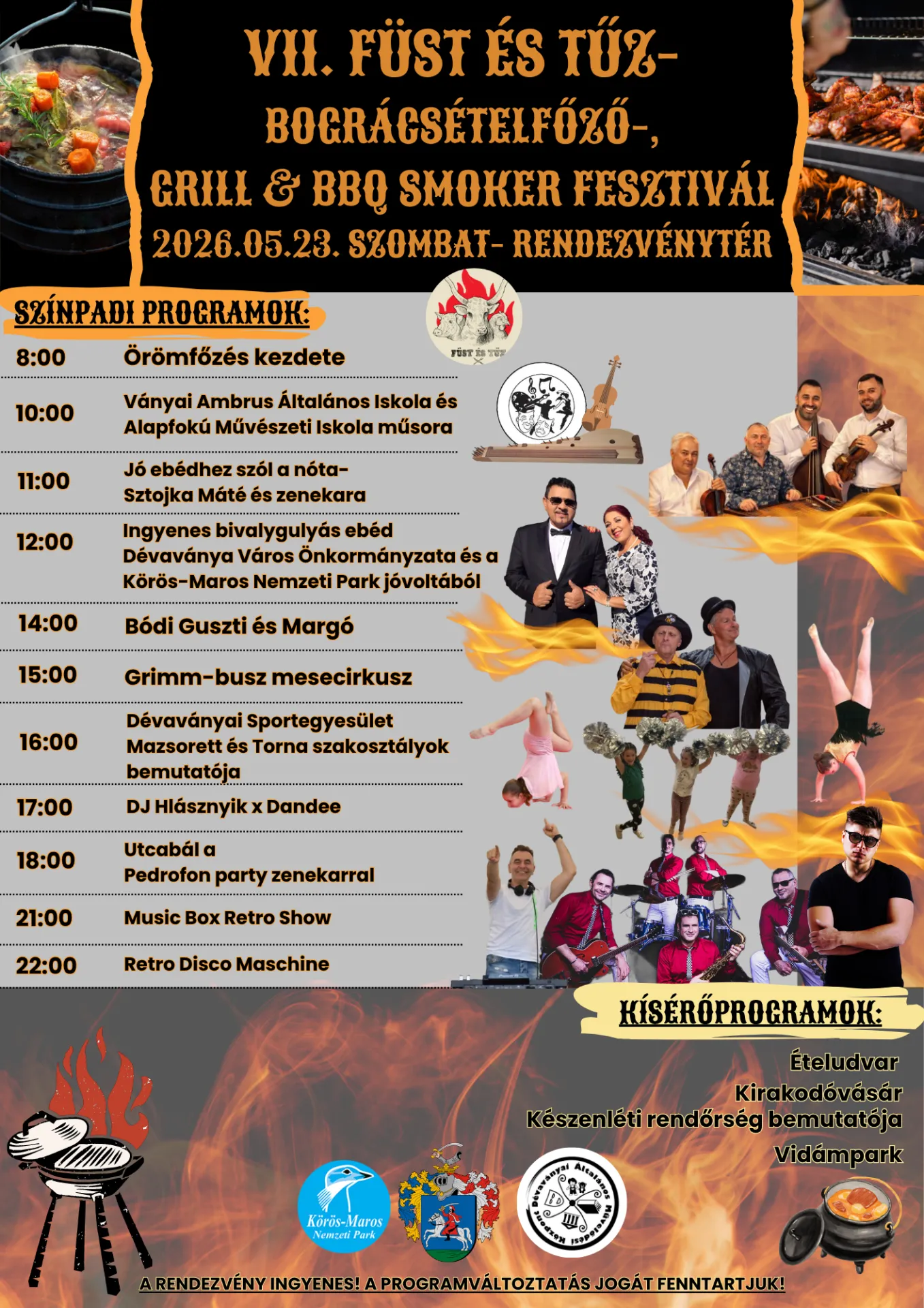 VII. Tűz és Füst-Bográcsfőző Grill&amp;BBO Smoker Fesztivál