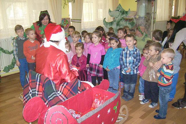 Mikulás ünnepség a Vásártéri Óvodában és Bölcsődében