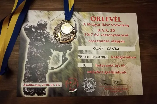 Oláh Csaba országos íjászsikert ért el