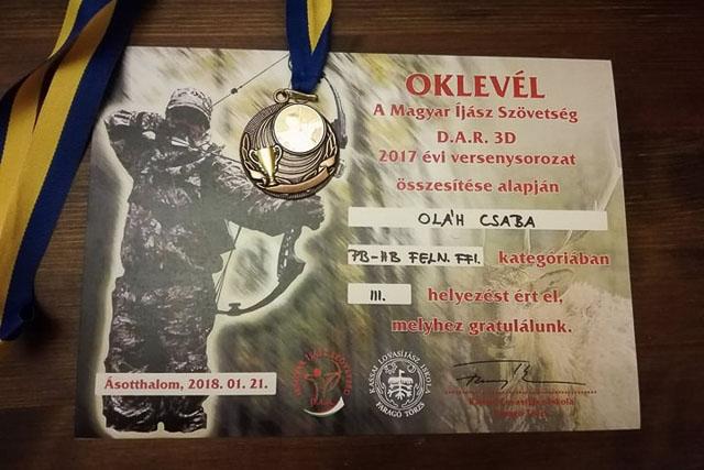 Oláh Csaba országos íjászsikert ért el