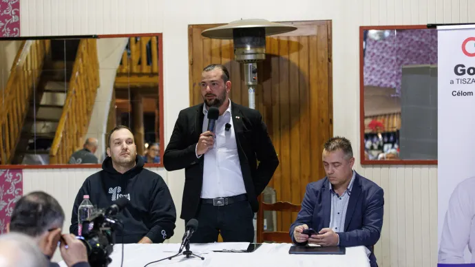 Lakossági fórumot tartott Gyomaendrődön Gombár Dávid, a TISZA párt Békés 02. számú választókerületének képviselőjelöltje