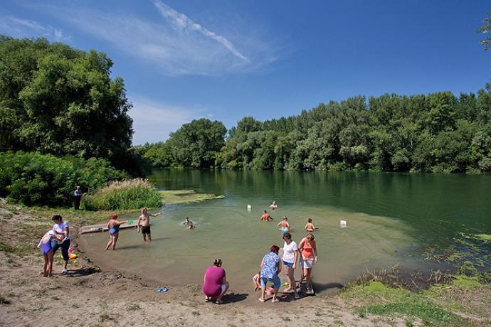 Szabadstrand a Hármas-Körös gyomaendrődi szakaszán